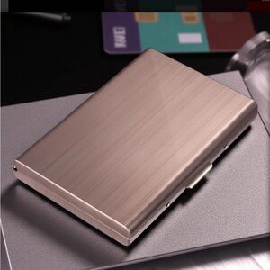 RFID Rose Gold Credit Card Holder
